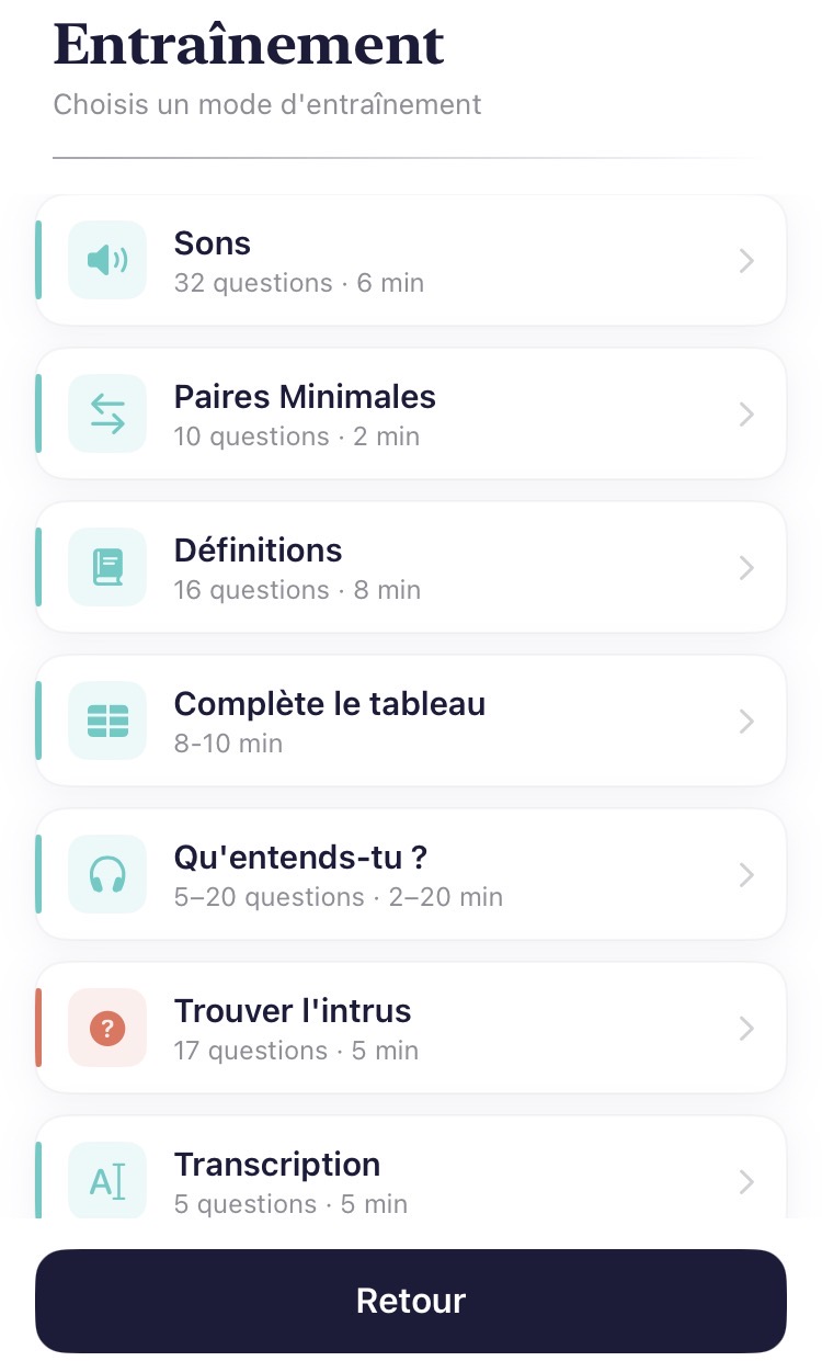 Entraînement
